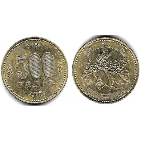 (Y125) Japón. 2008(20). 500 Yen (MBC)