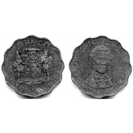 (181) Jamaica. 1999. 10 Dollars (BC+)