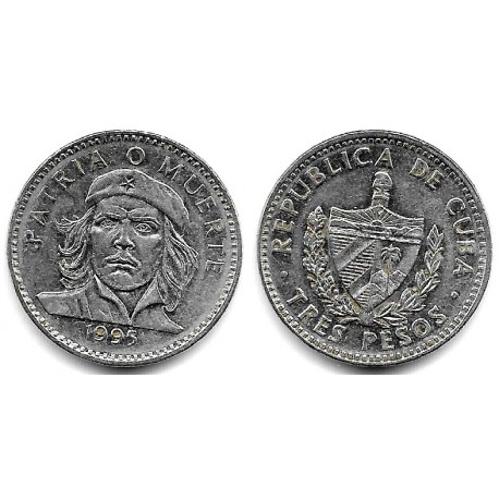 (346) Cuba. 1995. 3 Pesos (MBC+)