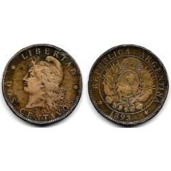 (33) Argentina. 1893. 2 Centavo (BC)