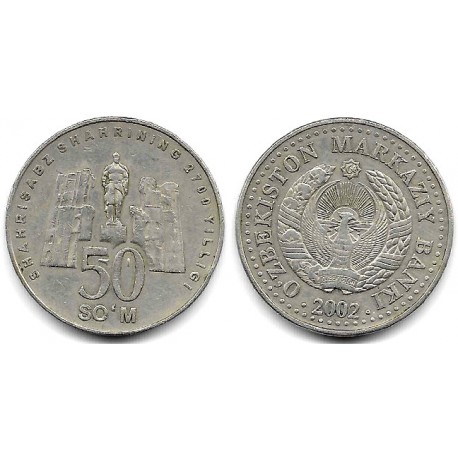 (16) Uzbekistán. 2002. 50 Som (MBC)