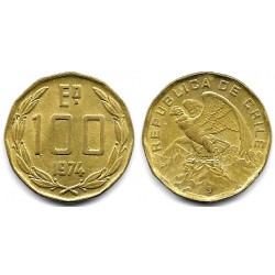 (202) Chile. 1974. 100 Escudos (EBC)