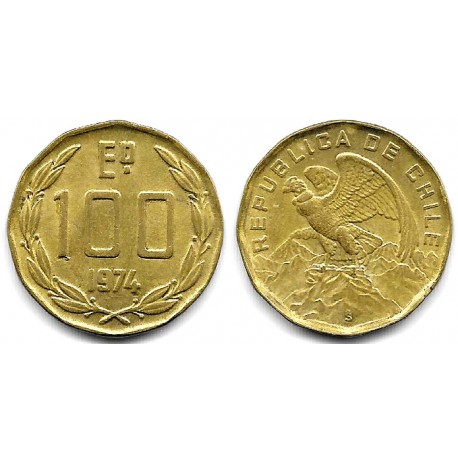 (202) Chile. 1974. 100 Escudos (EBC)