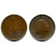 (180) Países Bajos. 1963. 1 Cent (MBC)