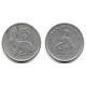 (2) Zimbabue. 1996. 5 Cents (MBC)