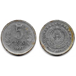 (9) Uzbekistán. 1997. 5 Som (BC)