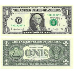 (537) Estados Unidos de América. 2013. 1 Dollar (EBC)