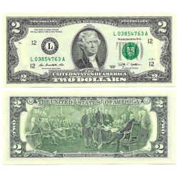 (530A) Estados Unidos de América. 2009. 2 Dollars (SC)