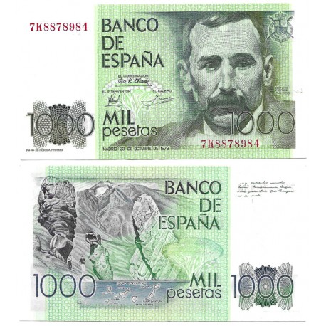 España. 1979. 1000 Pesetas (MBC) Serie 7K