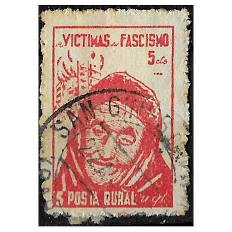Viñeta. Victimas del Fascismo. 5 Céntimos (Usado)