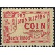 Viñeta. Pro Municipios Coin, Malaga. 5 Céntimos (Nuevo, con señal de fijasellos)