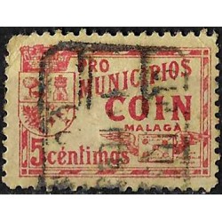 Viñeta. Pro Municipios Coin, Malaga. 5 Céntimos (Usado)