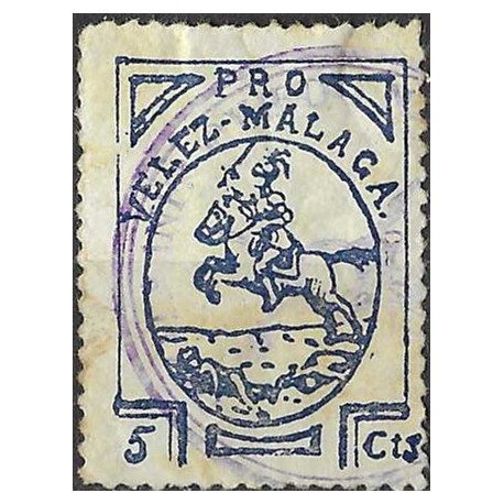Viñeta. Pro Velez-Málaga. 5 Céntimos (Usado)