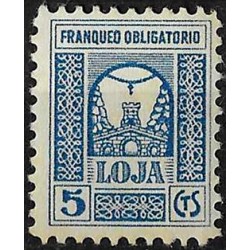 Viñeta. Loja. 5 Céntimos (Nuevo, con señal de fijasellos)