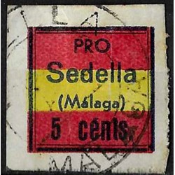 Viñeta. Pro Sedella. Málaga. 5 Cents (Usado)