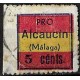 Viñeta. Pro Alcaucín. Málaga. 5 Céntimos (Usado)