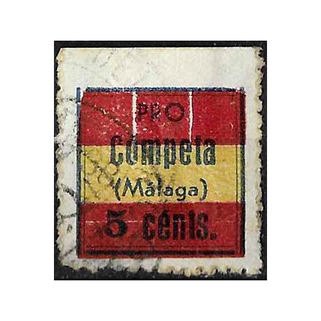 Viñeta. Pro Cómpeta. Málaga. 5 Céntimos (Usado)