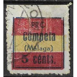 Viñeta. Pro Cómpeta. Málaga. 5 Céntimos (Usado)