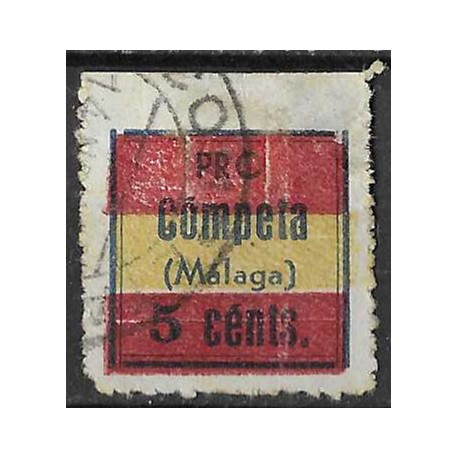 Viñeta. Pro Cómpeta. Málaga. 5 Céntimos (Usado)