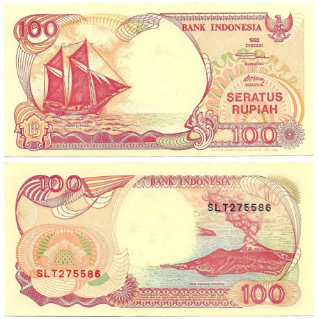 (127g) Indonesia. 1999. 100 Rupiah (SC)