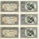 España (II República). 1937. 25 Pesetas (MBC) Trío correlativo