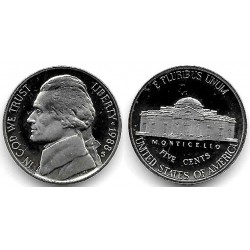 (A192) Estados Unidos de América. 1988(S). 5 Cents (Proof)