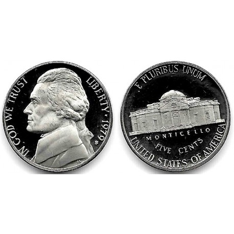(A192) Estados Unidos de América. 1979(S). 5 Cents (Proof)