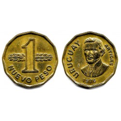 (69) Uruguay. 1976. 1 Nuevo Peso (MBC+)