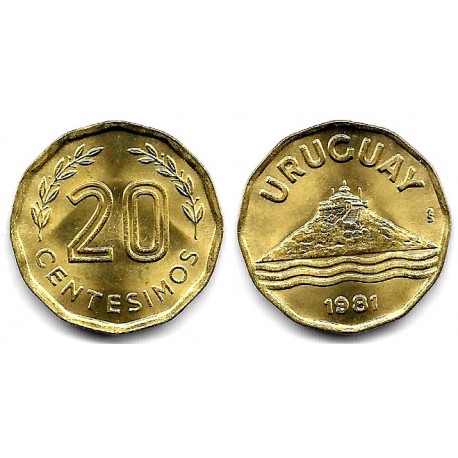 (67) Uruguay. 1981. 20 Centesimos (SC)