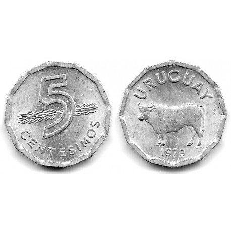 (73) Uruguay. 1978. 5 Centesimos (MBC+)