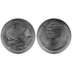 (Y111) Tailandia. 1977(2520). 5 Baht (MBC)