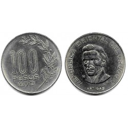 (59) Uruguay. 1973. 100 Pesos (EBC)