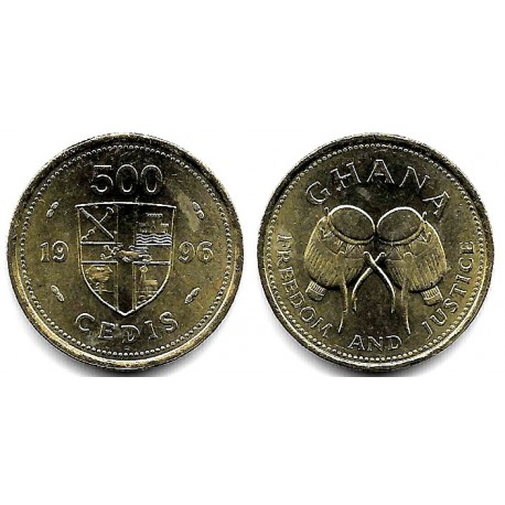 (34) Ghana. 1996. 500 Cedis (SC-)