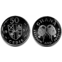 (31a) Ghana. 1997. 50 Cedis (SC)