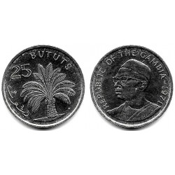 (11) Gambia. 1971. 25 Bututs (SC)