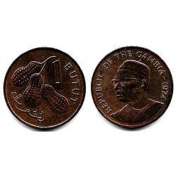 (14) Gambia. 1971. 1 Butut (EBC)