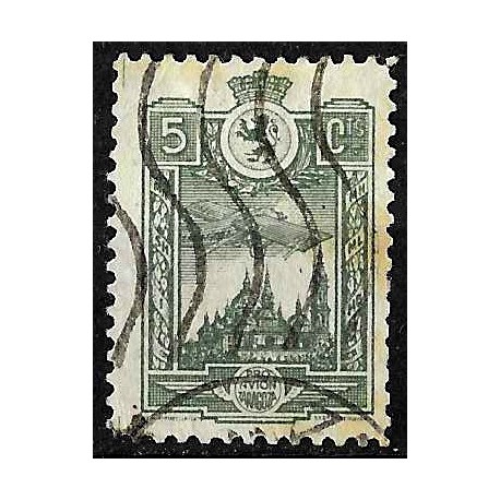 Viñeta. Pro Avión. Zaragoza. 5 Céntimos (Usado)