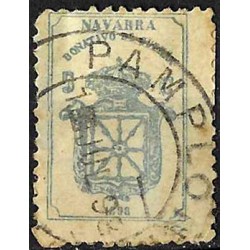 Viñeta. Navarra. Donativo de Guerra. 1898. 5 Céntimos (Usado)