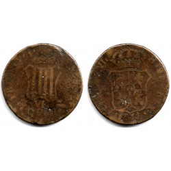 Fernando VII. 1811. 6 Cuartos (RC) Ceca de Cataluña