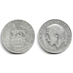 (816a) Gran Bretaña. 1923. 1 Shilling (BC/BC-) (Plata)