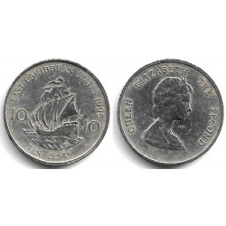(13) Estados Orientales Caribeños. 1995. 10 Cents (MBC-)