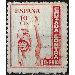 Viñeta. Cruzada contra el Frío. 10 Céntimos (Usado)