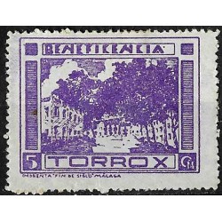 Viñeta. Torrox. Beneficencia. 5 Céntimos (Nuevo, sin goma)