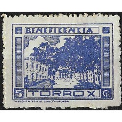 Viñeta. Torrox. Beneficencia. 5 Céntimos (Nuevo, sin goma)