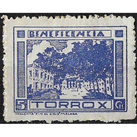 Viñeta. Torrox. Beneficencia. 5 Céntimos (Nuevo, sin goma)