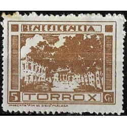 Viñeta. Torrox. Beneficencia. 5 Céntimos (Nuevo, sin goma)
