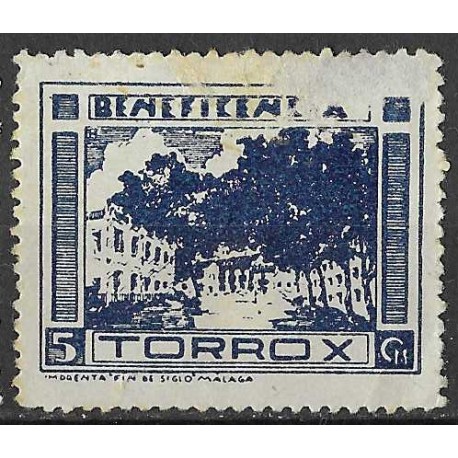 Viñeta. Torrox. Beneficencia. 5 Céntimos (Usado)