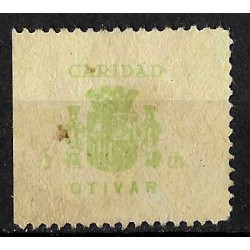 Viñeta. Caridad. Otivar. 5 Céntimos (Nuevo, con señal de fijasellos y sin goma)