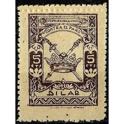 Viñeta. Contra el Paro. Dilar. 5 Céntimos (Nuevo, con señal de fijasellos)