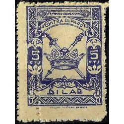 Viñeta. Contra el Paro. Dilar. 5 Céntimos (Nuevo, con señal de fijasellos)